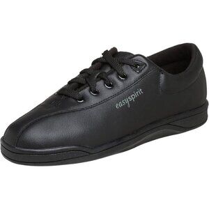Easy Spirit AP1 Women's Oxford Sneakers Flats Lace‎ Ups Black Leather NEW 5.5 W